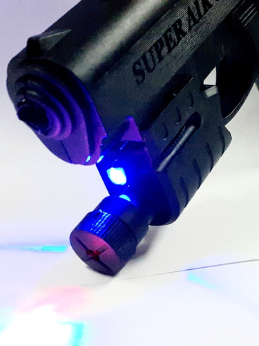 Pistola Lanza Balines + Laser Y Led+100 Balines