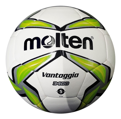 Balon Futbol Molten Vantaggio 3400 Piel Sintetica Verde N.5