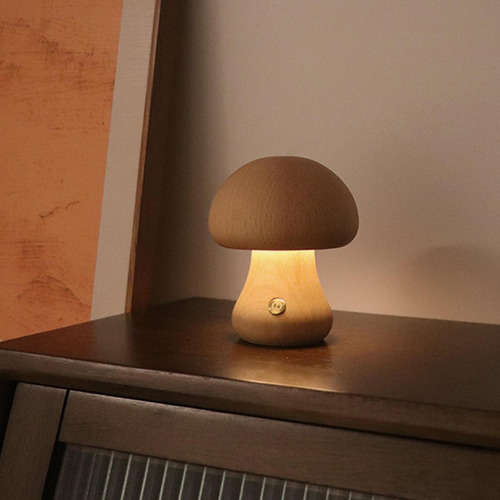 Lámpara De Mesa De Setas Lámpara De Mesa Luz De Noche Luz