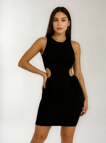 Vestido Slim Ajustable Casual Juvenil Moda Ropa Verano Otoño