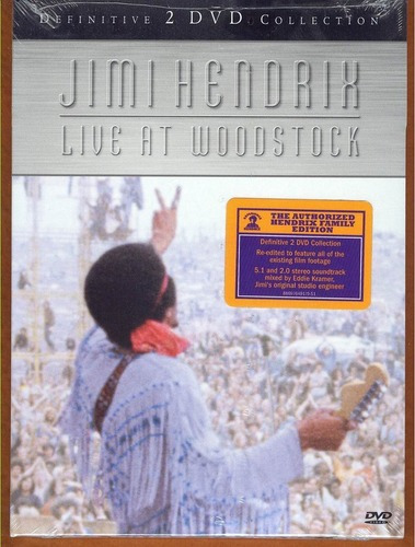 Jimi Hendrix Live At Woodstock (2 Dvds) Nuevo Sony