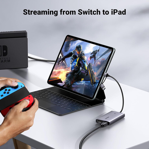 Tarjeta De Captura Hdmi Ugreen 2k @30hz, Vídeo De Paso A Tra