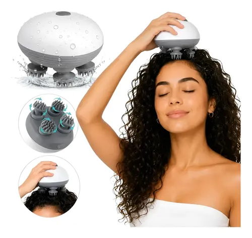 Massageador Capilar Elétrico Estimular A Circulação Cabeça 127/220v Aleatório