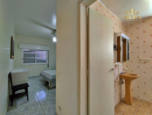 Imagem 8 de 20 de Apartamento Frente Ao Mar Na Praia Das Pitangueiras Com 2 Dormitórios Mais 1 Dependência E 1 Vaga. Guarujá-sp.; - Ap1420