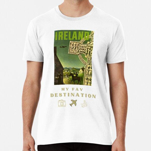 Remera Vintage Travel Irlanda Europa Destino Camiseta Algodo