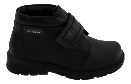 Bota Escolar Niño Hush Puppies 60351 Piel Negro 15 Al 18