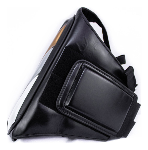 Peto Taekwondo Boxeo Mma Muay Protector Piel Mjm In Negro