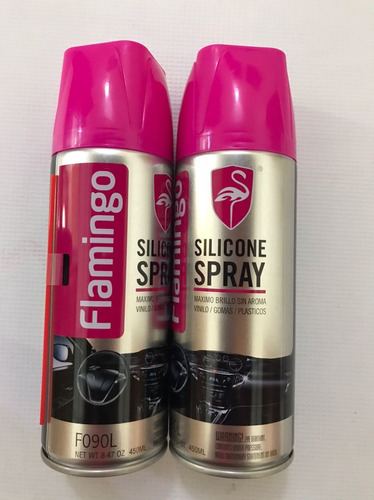 Silicón Spray. Maximo Brillo. Marca Flamingo 450 Ml. 