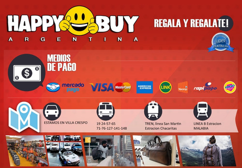 Valija Mediana 24 Semi Rígida 4 Liviana Ruedas 360 Candado Expansible Manija Telescópica Premium Color Happy Buy