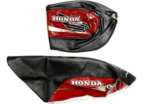 Kit De Funda Tanque Y Asiento Honda Cd 100cc Splendor 