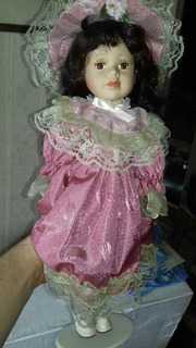 muñecas negras de porcelana