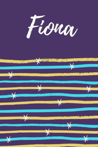 Libro: Fiona: Lined Writing Notebook Journal With Personaliz