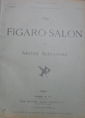 Figaro Salon Arsene Alexandre 1895/1899