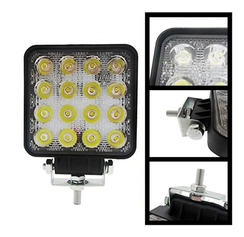 Focos Auxiliar Led O Neblineros Rectangular