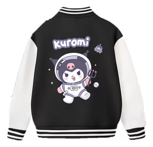 Chaqueta De Béisbol Con Estampado Digital Kuromi Astronaut