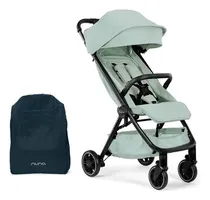 Comprar Coche Bebe Compacto De Viaje Ultraliviano Nuna Trvl Color Agua Chasis Negro