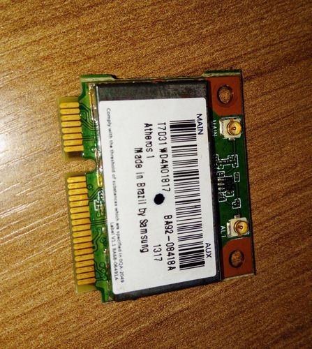 Paca De Rede Wi-fi Notebook Samsung 300e