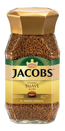 Café Soluble Jacobs Gourmet Suave Blend 190 G