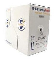 Imagen 1 de 4 de Cable Utp Cat5e Hellermann Tyton Exterior Caja 305 Mts Negro