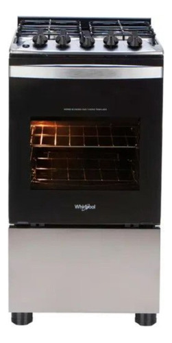 Cocina Whirlpool A Gas 4 Hornallas - Acero Inox - Wfo4nbrdim