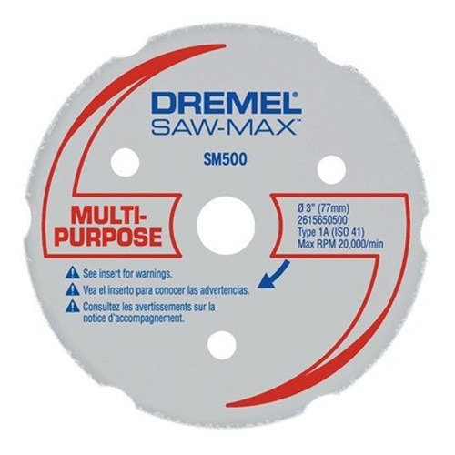 Herramienta Dremel Mfg Sm500 Sawmax Rueda Carburo