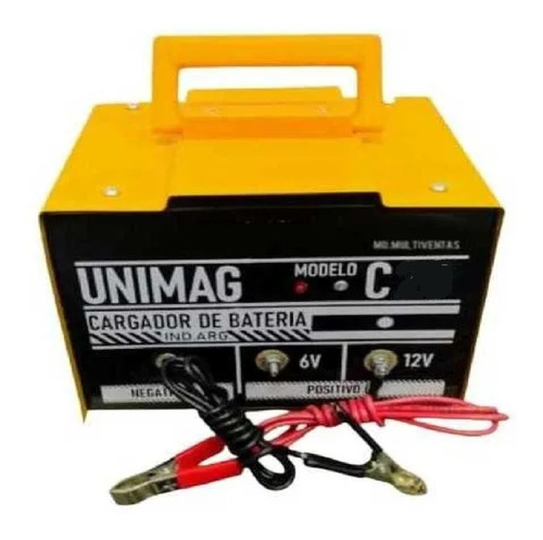 Cargador De Baterias Auto Moto Unimag 6v 12v 15amp Ind Arg