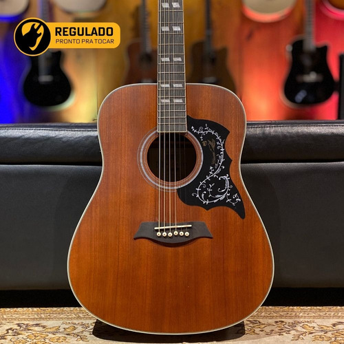 Violao Michael Galaxy Vm925dt Mahogany Satin Folk Elétrico 