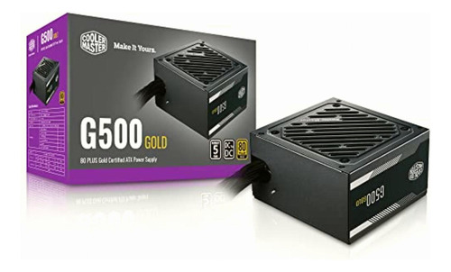 Cooler Master G500 Gold Fuente De Alimentación, 500 W 80