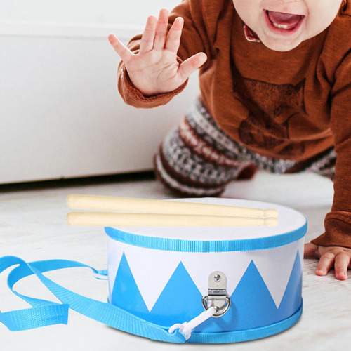 Juego De Tambor For Niños De 8 Pulgadas, Tambor De Azul