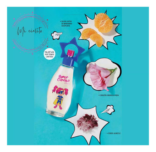 Colonia Super Coreta De Jafra Para Niñas 50 Ml