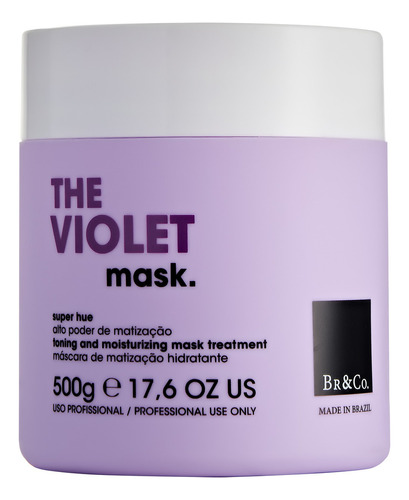 The Violet Mask 500g - Hidratante Matizador Br&co