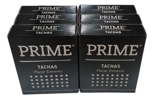 Preservativo Prime Tachas Caja X 18 Unidades - 6 X 3