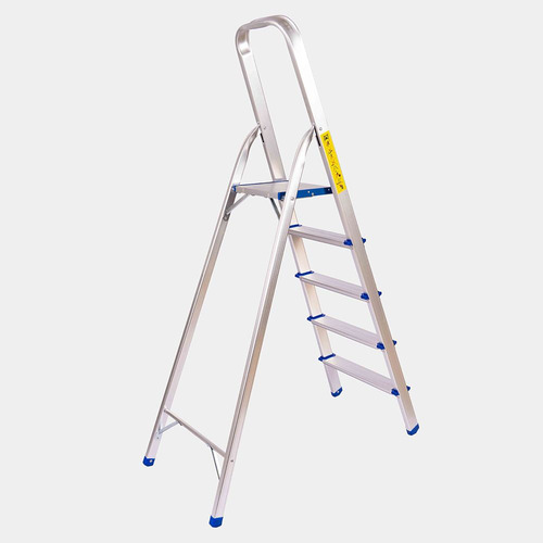 Escalera De Aluminio Plegable 5 Escalones