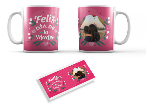 Taza Personalizada Dia De La Madre 325 Ml