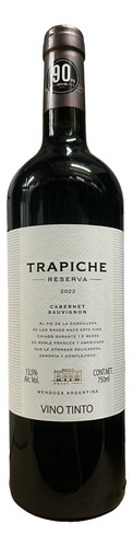 Vino Tinto Trapiche Roble Cabsauv 750 Ml