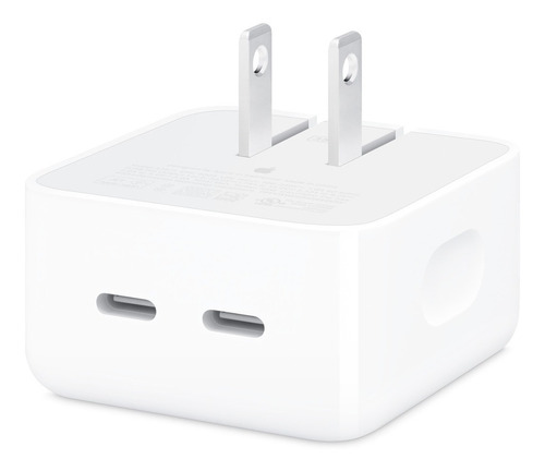 Adaptador De Corriente Cargador Apple Dos Puertos Usb-c 35w