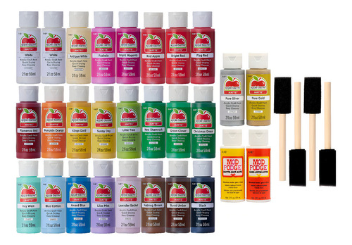 Set De Pintura Apple Barrel 32 Piezas