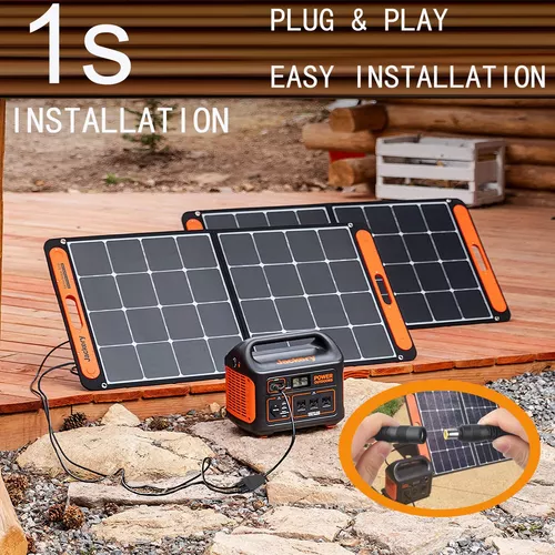 Cable de extensión de panel solar de CC, cable de extensión de panel solar  Plug and Play grueso para estación de energía portátil (3.3 ft / 3.3 pies)