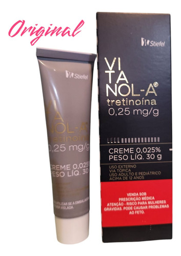 Vitanola 0.25mg Creme Dermatólogico 12+ Cuidado Facial Todo Tipo De Pele