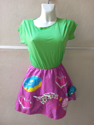 Vestido Disfraz Jojo Siwa Talla 14-16 De Niña-i10 