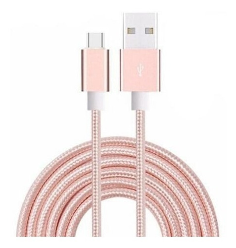 Imagen 4 de 4 de Cable Micro Usb Nylon Largo 1.5 Metros