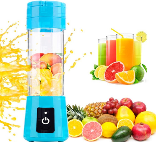 Mini Liquidificador Portátil Shake Juice Cup Usb 6 Laminas Cor Sortida 110V/220V (Bivolt)