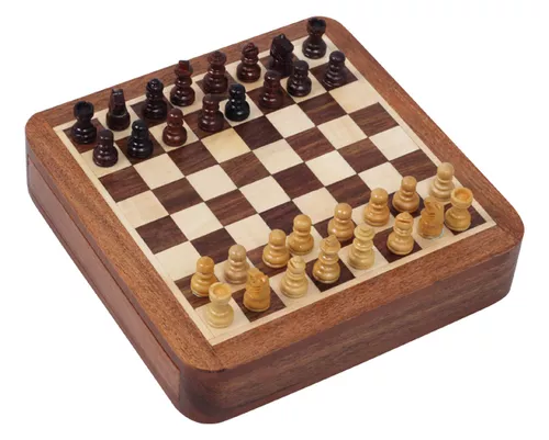 Jogo xadrez magnetico xeque mate maria pia casa