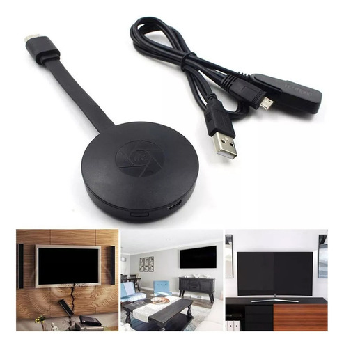 Barra De Tv Mira Screen G2 Crome Cast Compatible Con Hdmi Wi