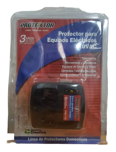 Protector 110v Para Equipos Electricos 2 Salidas