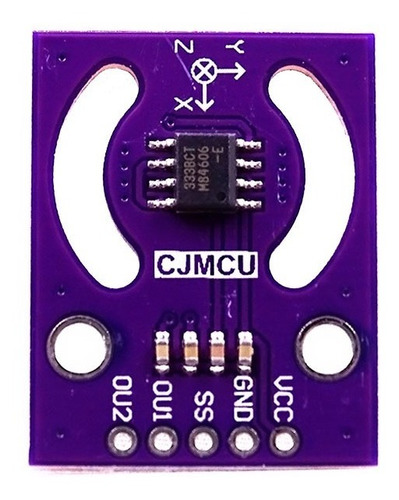 Mgsystem Modulo Mlx90333 Sensor Posición 3d Joystick Digital