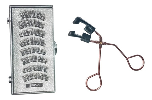 Imagem 1 de 5 de Conjunto De Cílios Postiços Magnéticos Com Cílios Aplicador