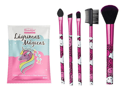 Imagem 4 de 5 de Kit Maquiagem Infantil Presente Menina Criança Linda Bz137