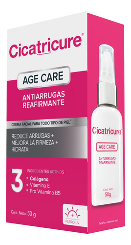 Imagen 6 de 11 de Pack Cicatricure Age Care Reafirmante + Agua Micelar 200ml