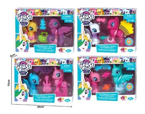 Adorables Ponys C/luz 2 Pcs 1723193 E.normal